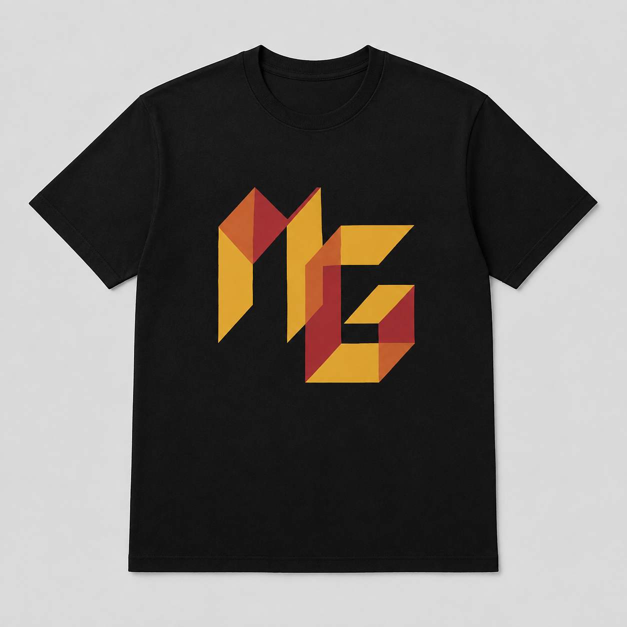 Black Logo T-Shirt with the Maroon and Gold Labs logo