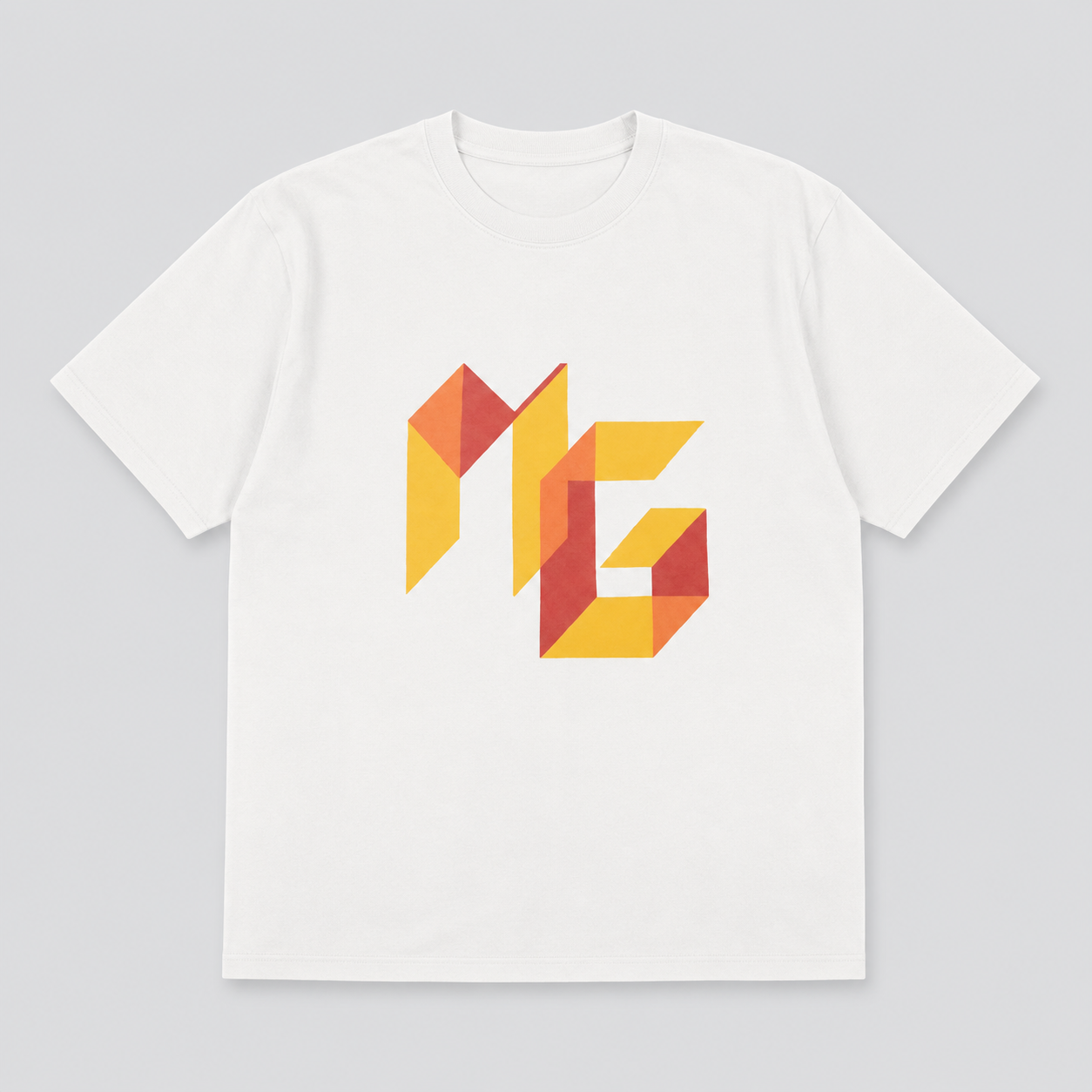White Logo T-Shirt with the Maroon and Gold Labs logo